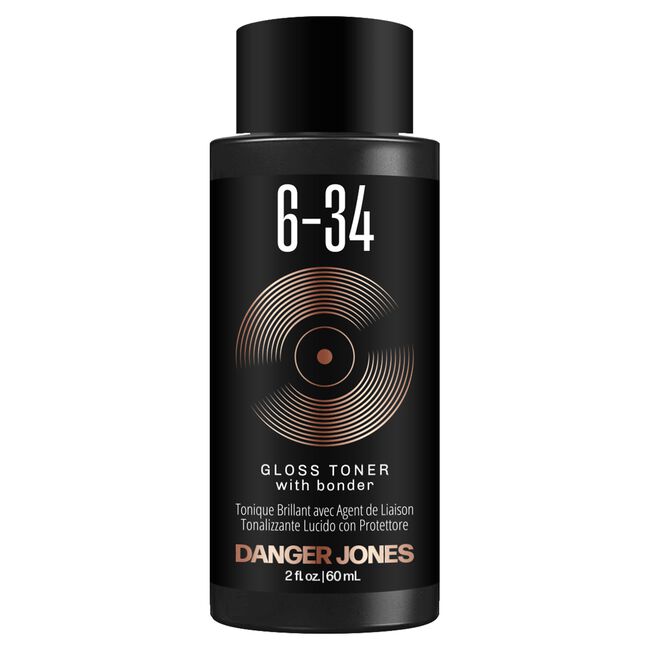 6-34 Gold Copper Gloss Toner with Bonder Demi-Permanent Hair Color
