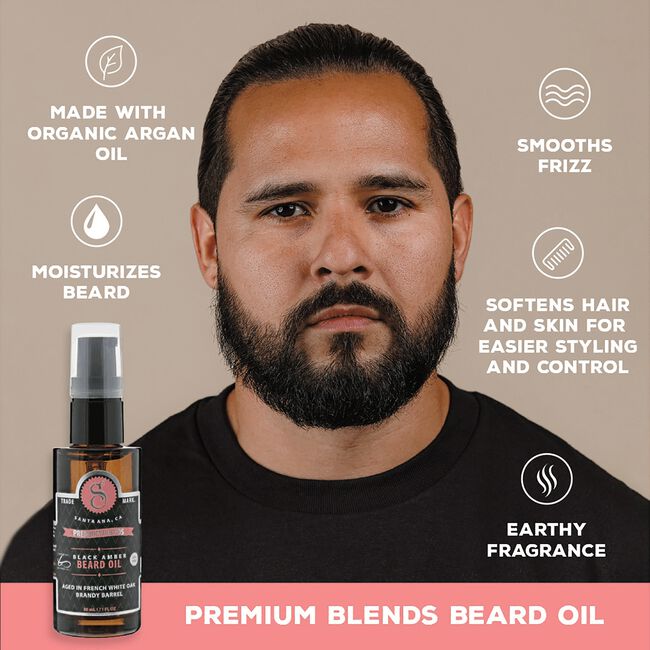Premium Blends Black Amber Beard Oil