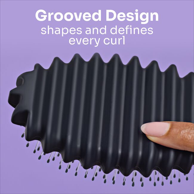 Black Curl Shaper Detangler Brush