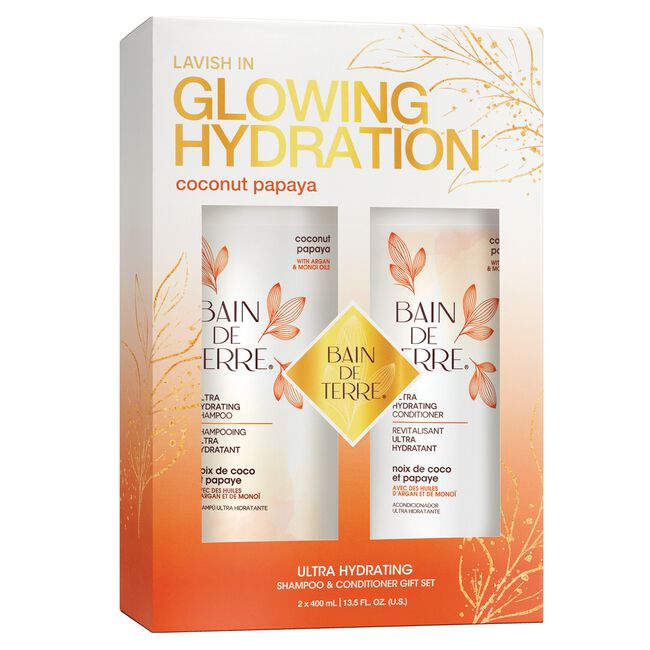 Glowing Hydration Coconut Papaya Ultra Hydrating Shampoo & Conditioner Gift Set