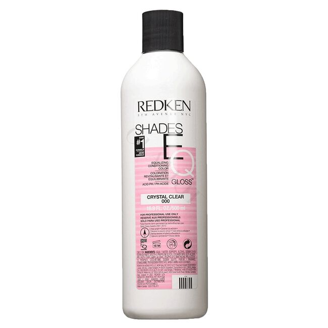 Shades EQ Gloss Demi-Permanent Equalizing Conditioning Color Crystal Clear Hair Toner