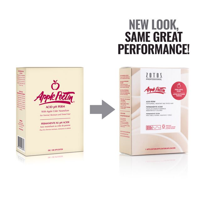 Apple Pectin Acid Perm for Normal, Resistant & Tinted Hair