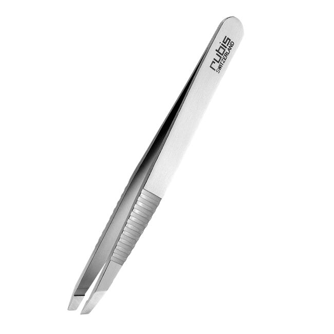 Rubis Pro Grip Slanted Tip Tweezer 3-3/4 Inch