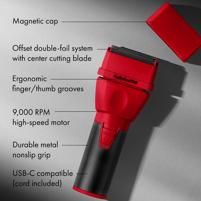 Limited Edition Red CoreFX Foil Shaver