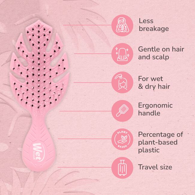 Pink Go Green Mini Detangler