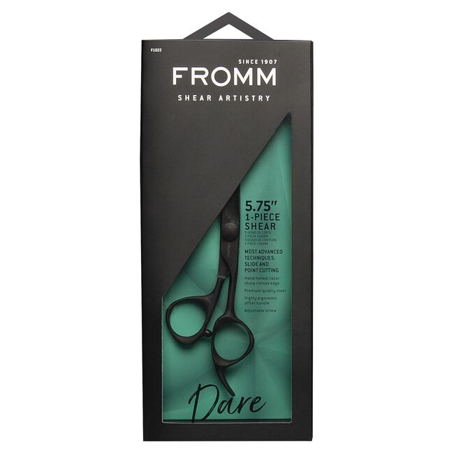 Dare 1-Piece Matte Black Shear 5.75 Inch