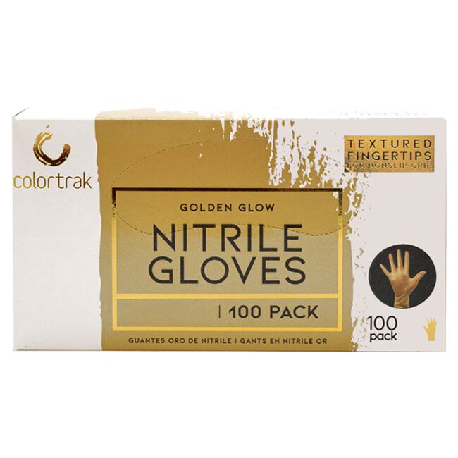 Large Golden Glow Nitrile Gloves