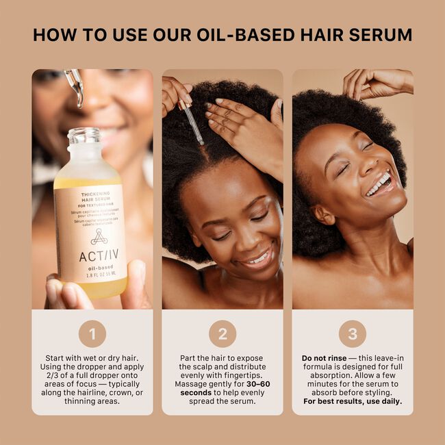 Oil-Based Thickening Hair Serum