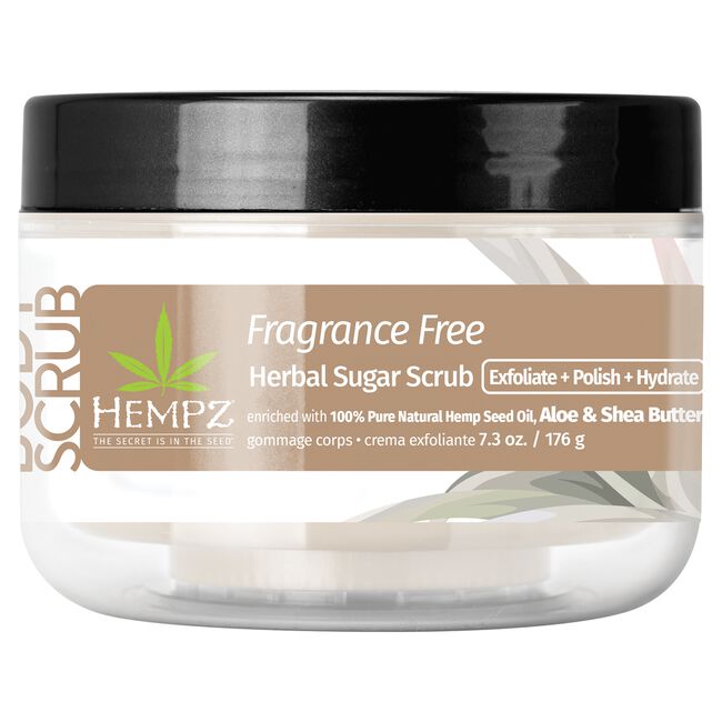 Fragrance Free Herbal Sugar Scrub