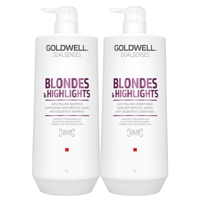 Dualsenses Blonde & Highlights Shampoo,Conditioner Liter Duo