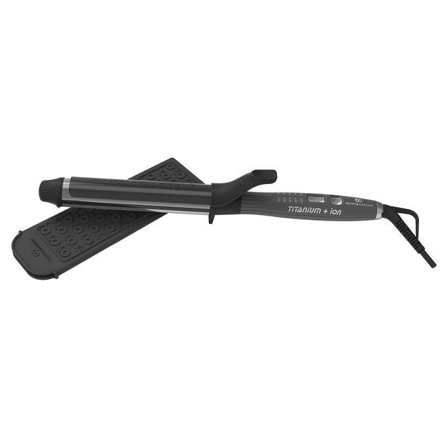 Titanium & Ion 1.25 Inch Curling Iron with Long Barrel