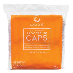 Clear Disposable 100 Count Processing Caps