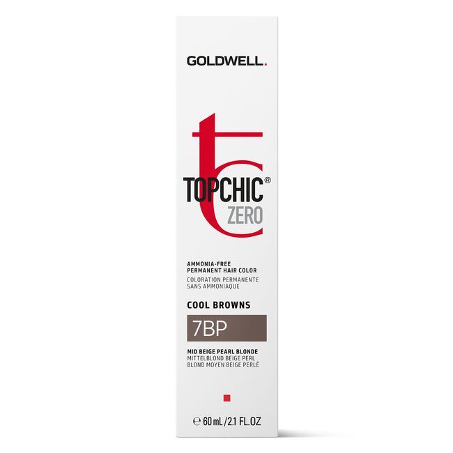 7BP Mid Beige Pearl Blonde Topchic Zero Ammonia-Free Permanent Color