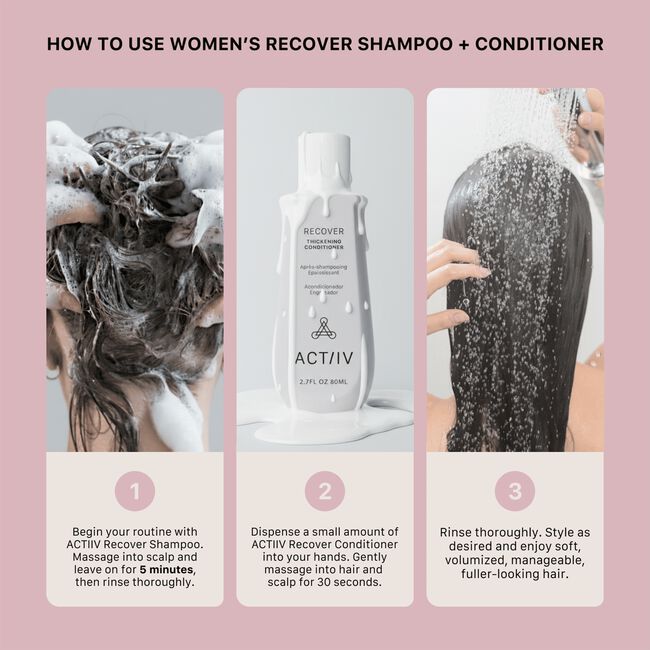 Recover Shampoo & Conditioning System for Women
