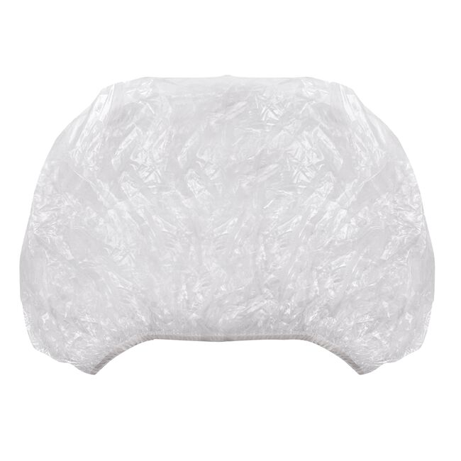 Clear Disposable 100 Count Processing Caps