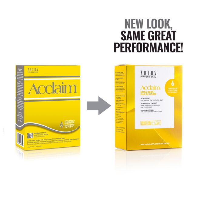 Acclaim Extra Body Acid Perm for Normal, Fine or Tinted Hair
