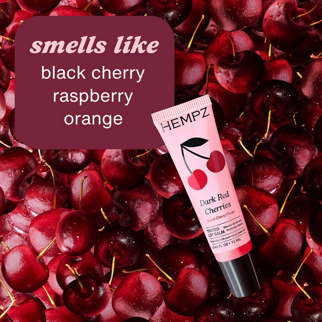 Dark Red Cherries Tinted Lip Balm