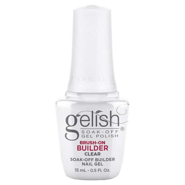 Clear Brush-On Builder Soak-Off Gel Polish