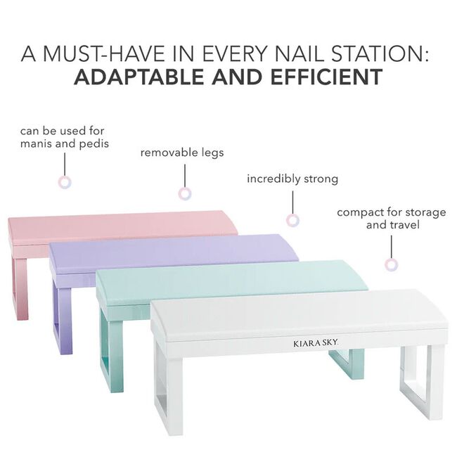 White Nail Arm Rest