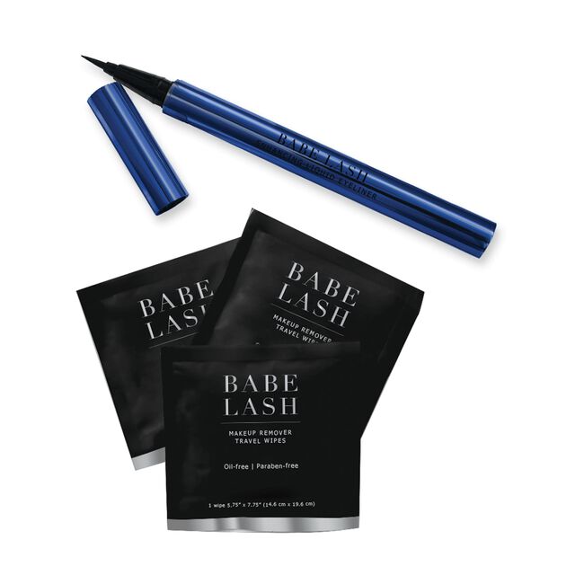 Limited Edition Enhancing Liquid Eyeliner with 3 Wipes