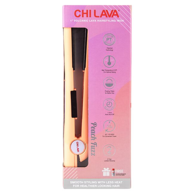 Peach Fuzz Volcanic Lava 1 Inch Hairstyling Iron