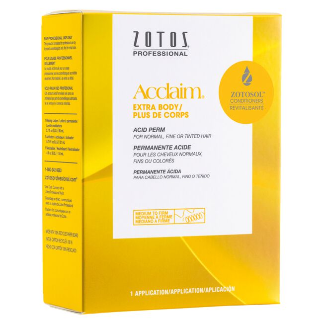 Acclaim Extra Body Acid Perm for Normal, Fine or Tinted Hair