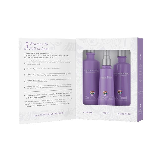 Violet Shampoo, Violet Conditioner, Restorative Filler