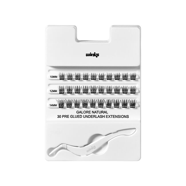 Winks Press on Lash 30 pc Natural + Applicator