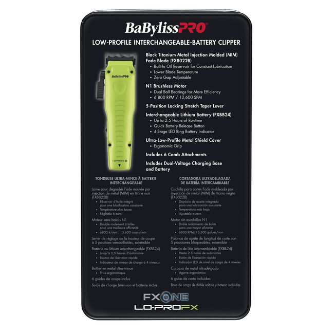 Neon Yellow FXONE LO-PROFX Clipper