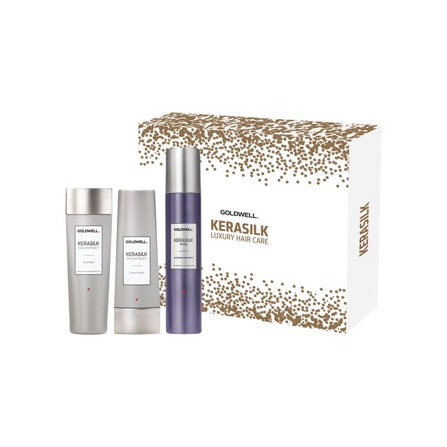 Kerasilk Reconstruct Shampoo, Conditioner,Texturiizing Spray