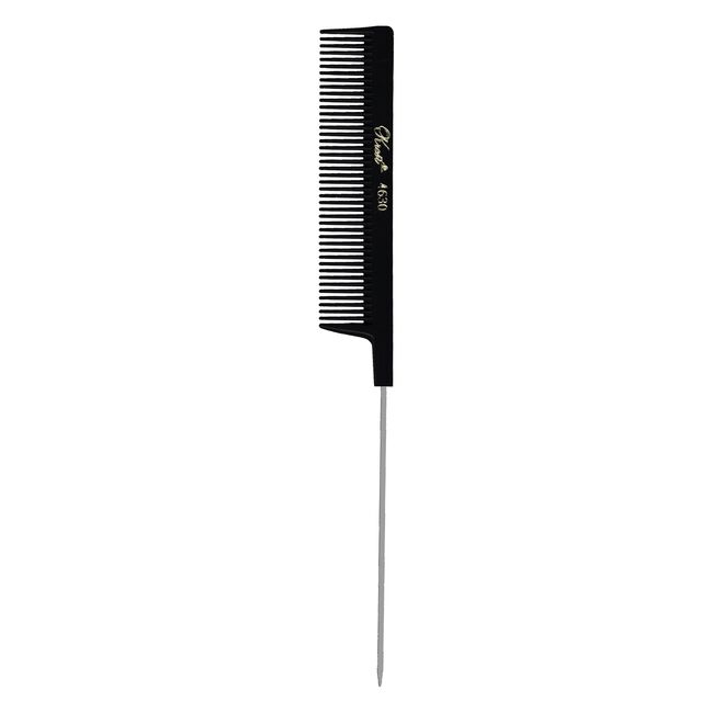 Weaving/Foiling Coarse Steel Rattail Comb 4630