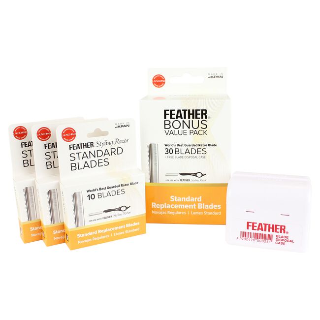Feather Styling Razor Replacement Blades Bonus Pack