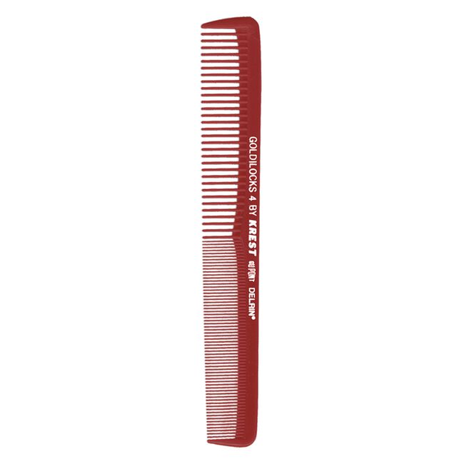 Goldilocks  #4 All Purpose Comb Burgandy - 12 Count