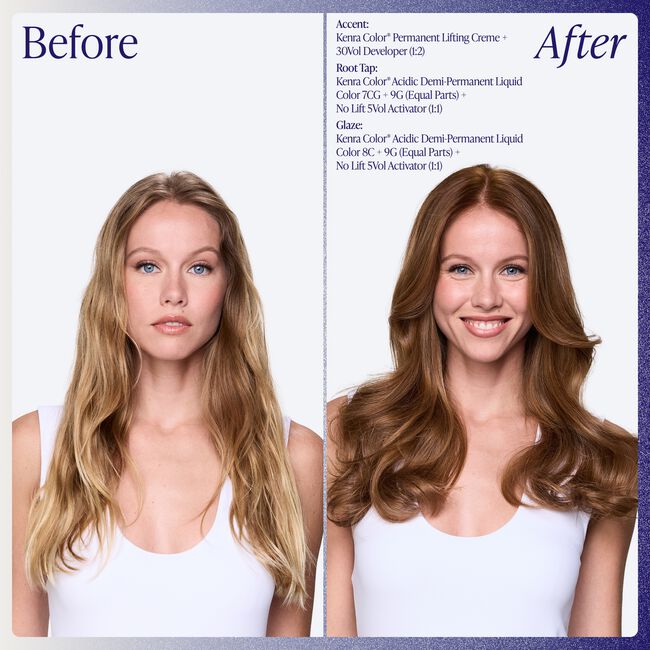 7N Medium Blonde Natural Demi-Liquid Permanent Color
