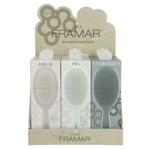 Neutrals Sage Detangle Brush Display