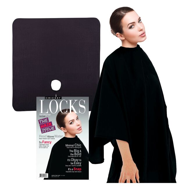 Black Uni-Cloth Haircutting Cape
