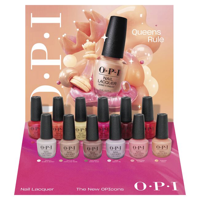 The New OPIcons Nail Lacquer Display