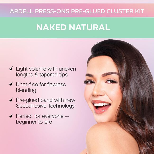 Press On Underlash Extensions Naked Natural