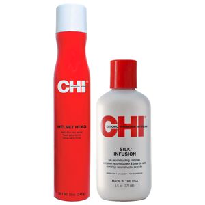 CHI Silk Infusion, Helmet Head Hairspray 55% VOC