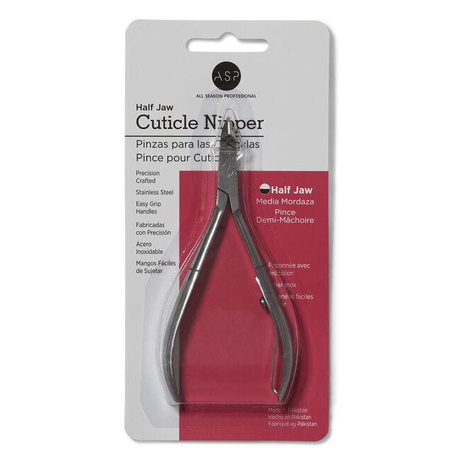 Non-Slip Half Jaw Cuticle Nippers