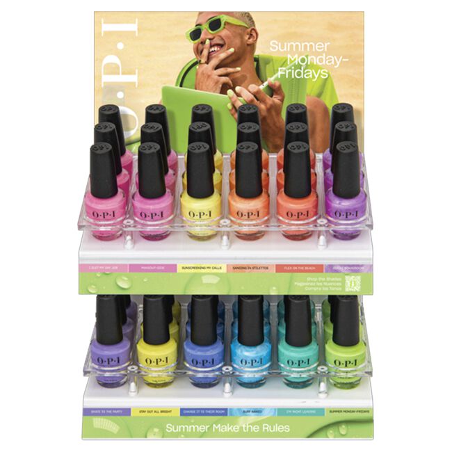Summer Make The Rules Nail Lacquer Stock-In-A-Box Display