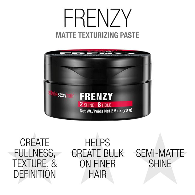 Style Sexy Hair Frenzy Matte Texturizing Paste