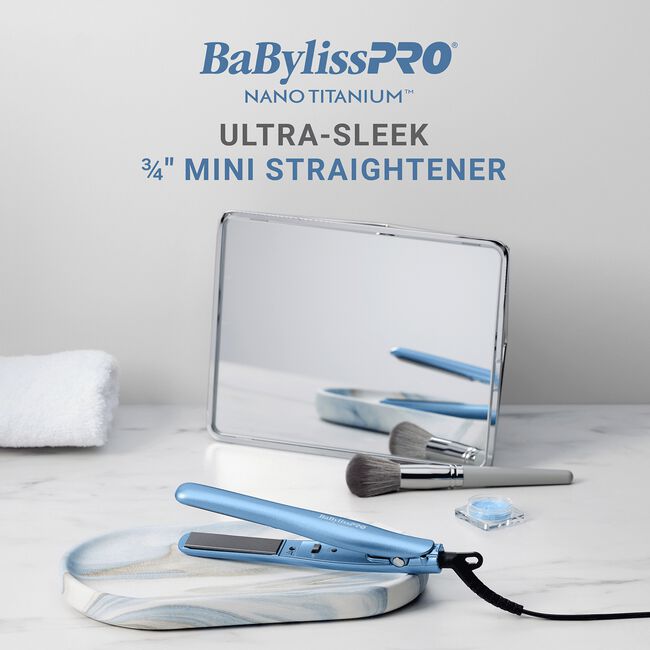 Nano Titanium 0.75 Inch Mini Ultra-Sleek Flat Iron