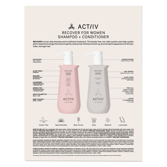 Recover for Women Thickening Duo
