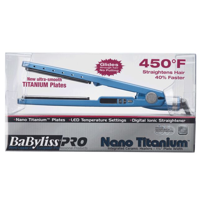 Nano Titanium Ionic 1.25 Inch Straightener