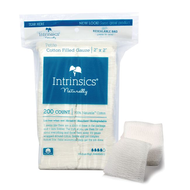 Petite Cotton Filled Gauze 2 Inch x 2 Inch - 200 Count