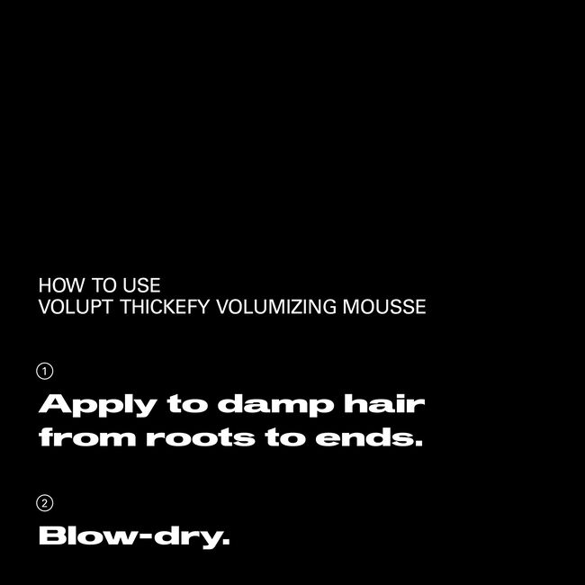 Volupt Thickify Volumizing Mousse