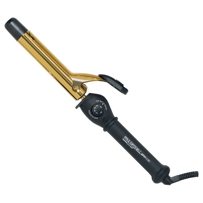 Express Gold Curl 1 Inch Spring Barrel Curling Iron