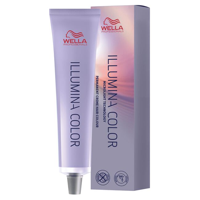 7/75 Medium Blonde/Brown Mahogany Illumina Permanent Hair Color