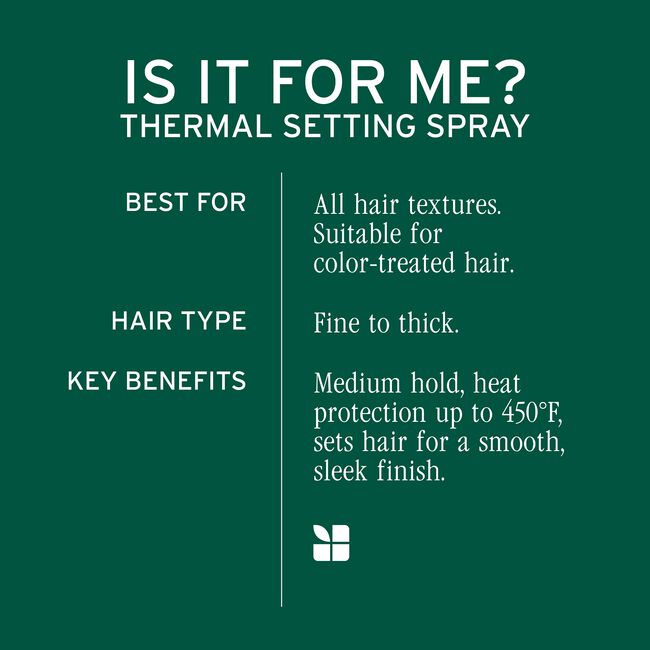 Thermal Setting Spray